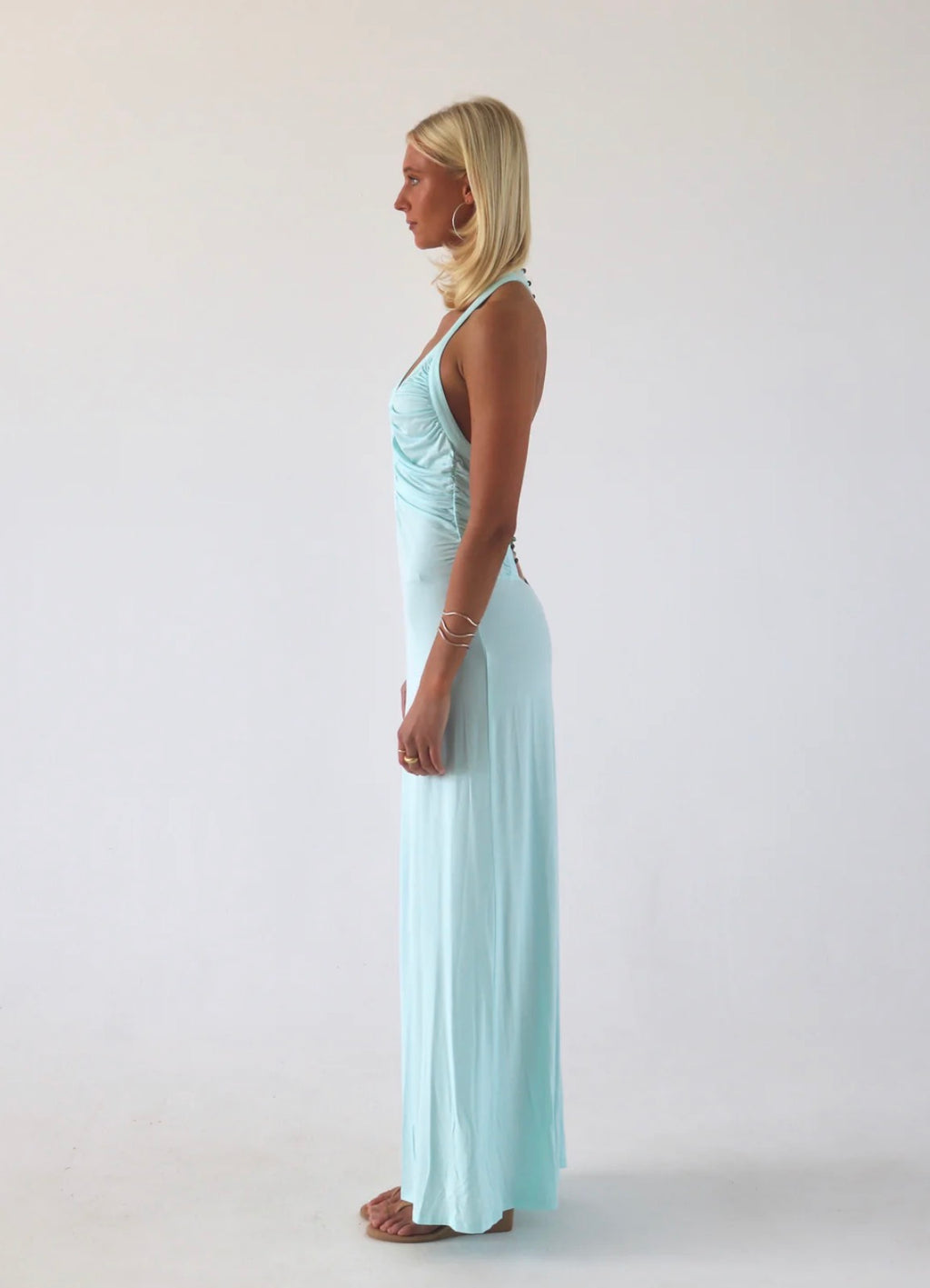 Angelina Maxi Dress Aqua