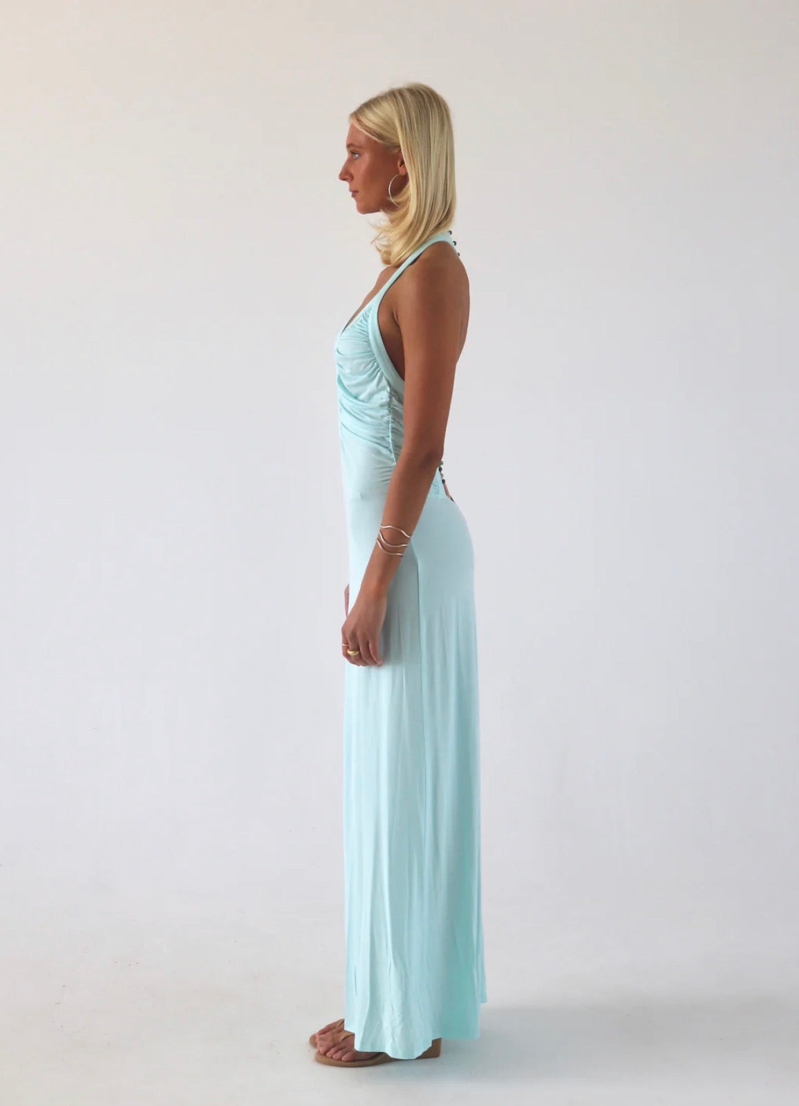 Angelina Maxi Dress Aqua