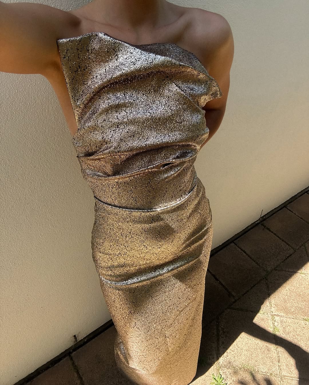 Tacoma Dress in Champagne