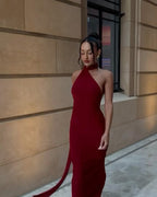 Constantina Dress In Wine
