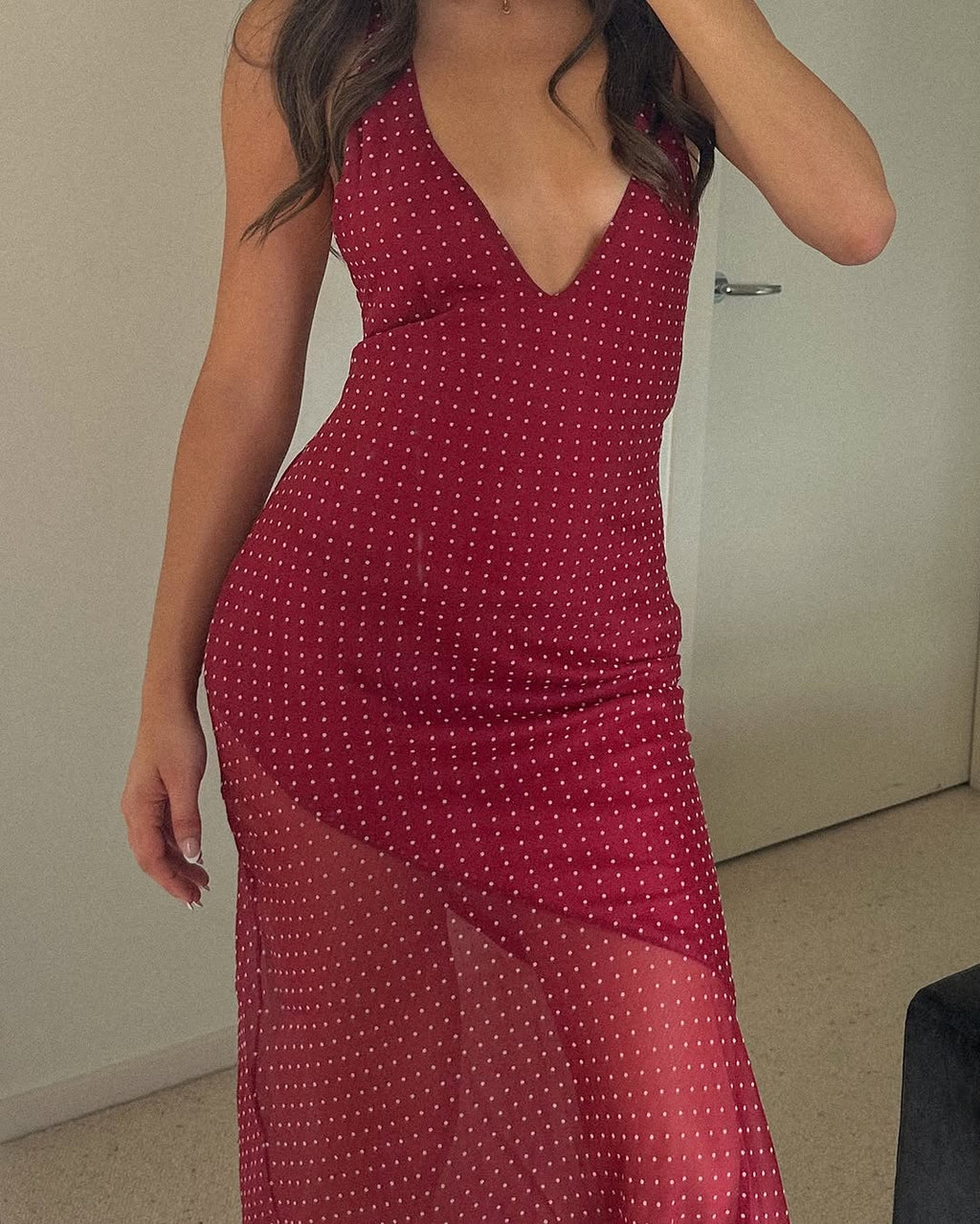 Jasmine Dress In Wine