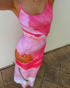 Lily Dress In Pink Safari