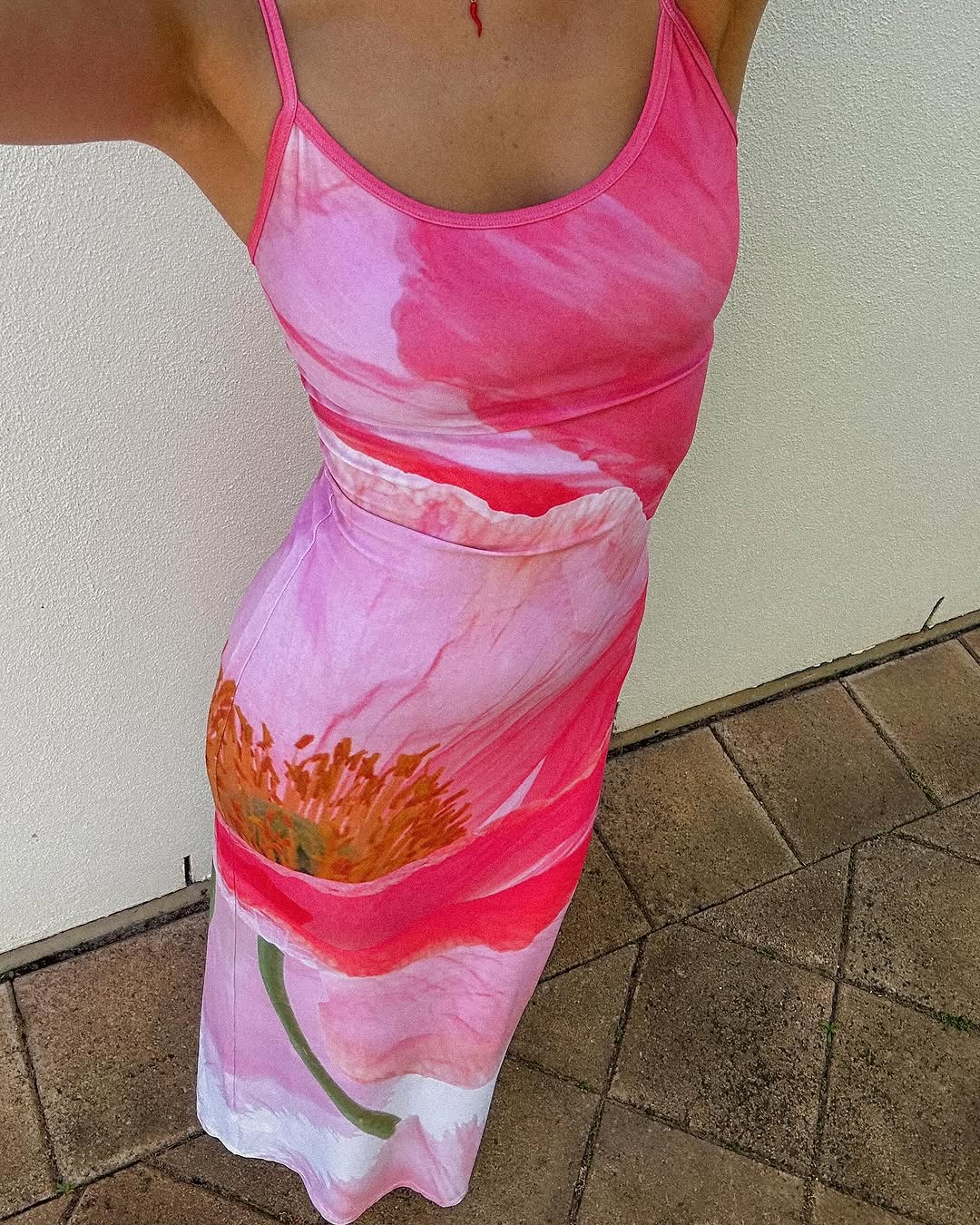 Lily Dress In Pink Safari