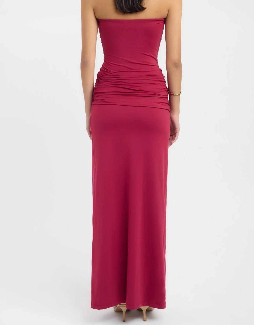 Torin Dress In Beet Red