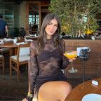 Oskar Mini Dress In Brown