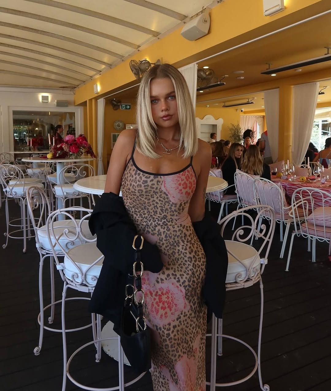 Mesh Leopard Dress