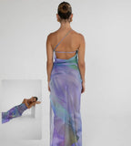 Flor Dress in purple