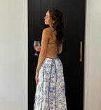 Eliska Dress in Blue
