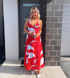 Zani Dress in Red