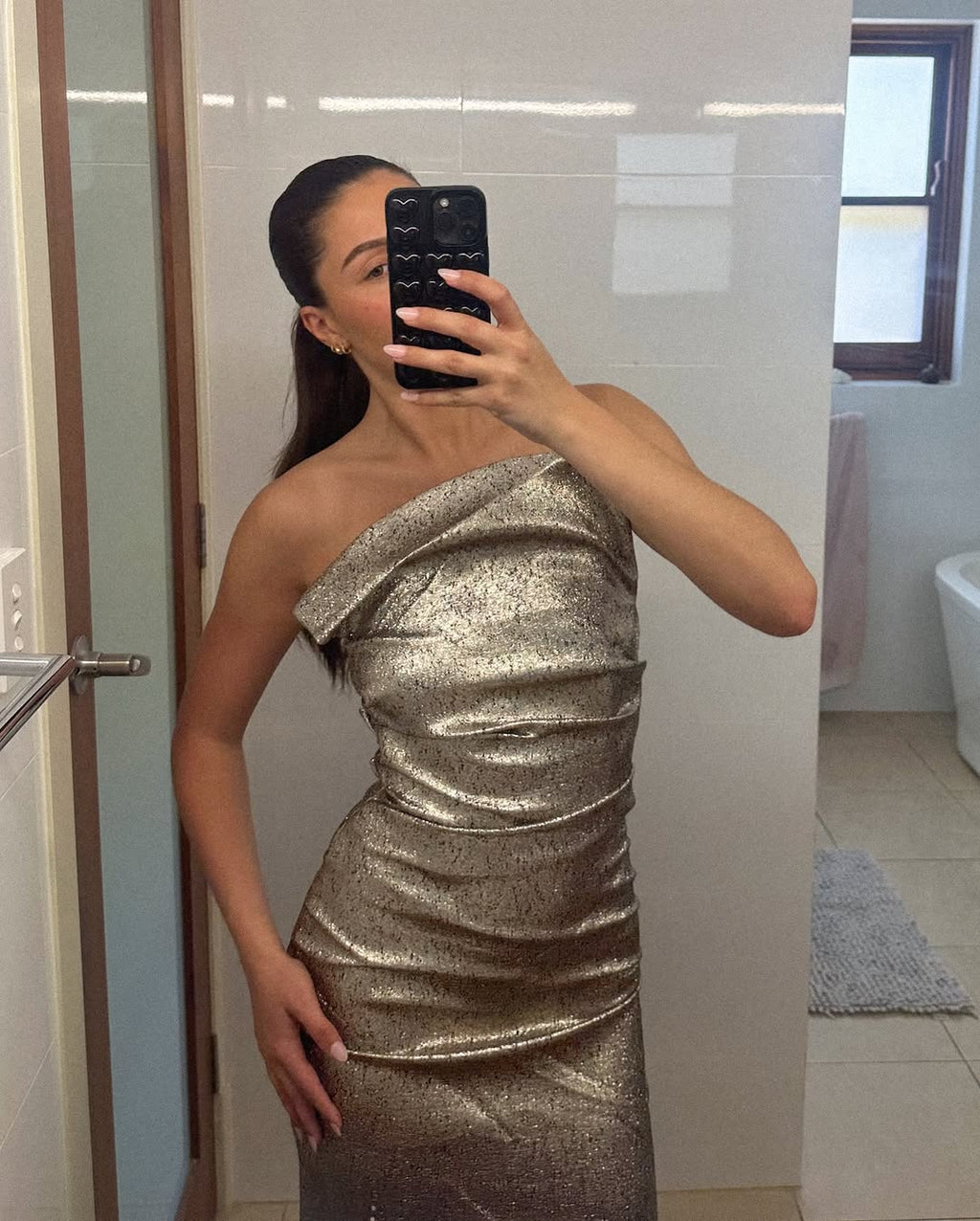 Tacoma Dress in Champagne