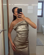 Tacoma Dress in Champagne