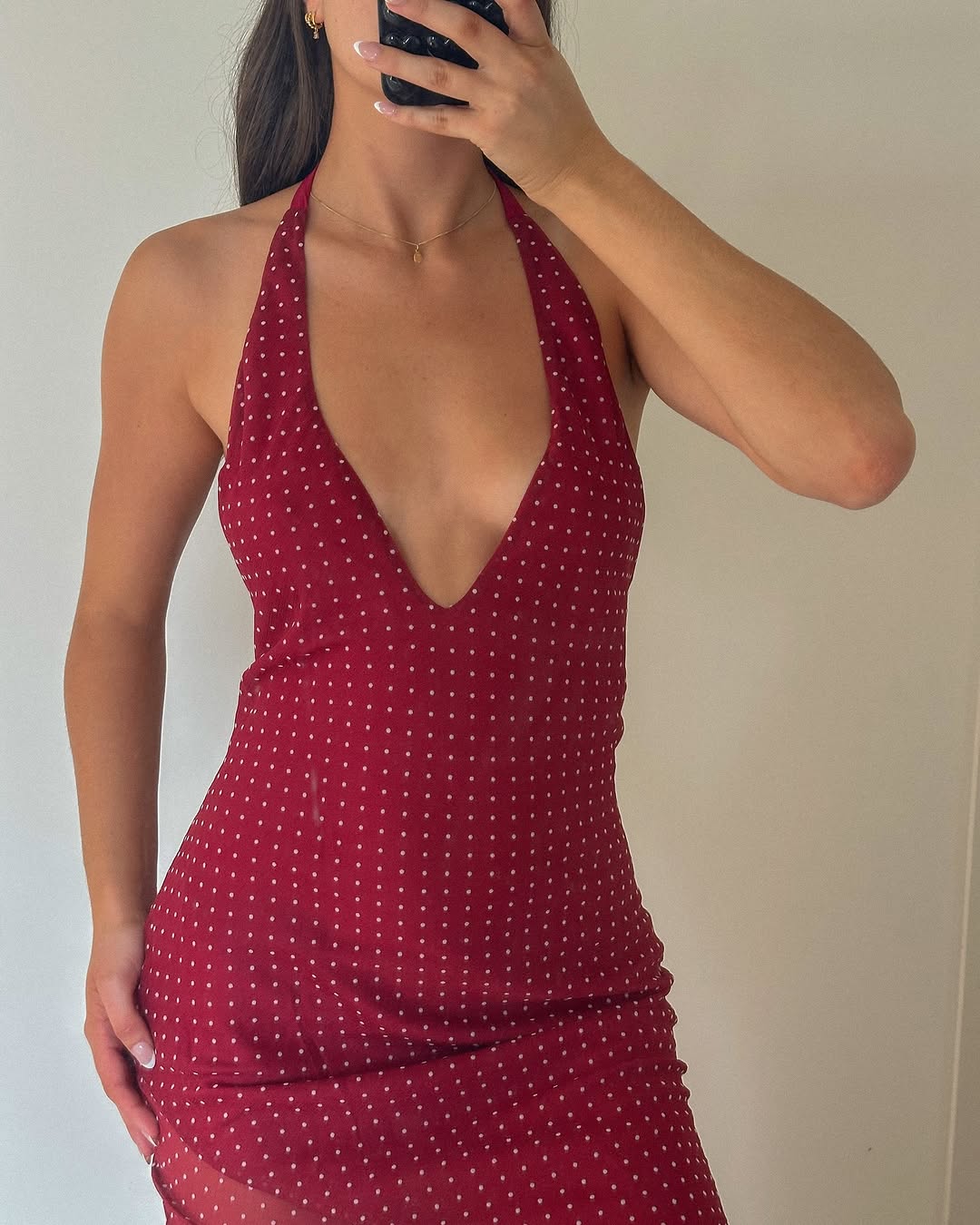 Jasmine Dress In Wine