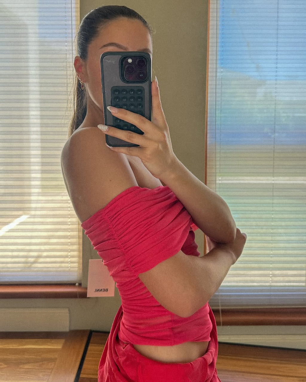 Nico Mini Dress In Red