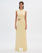 Sierra Dress In Butter Yellow