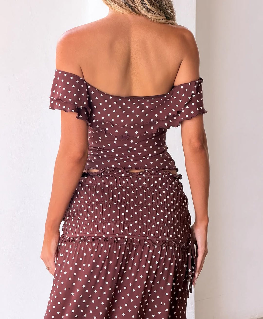 Denali Set In Brown Polka