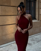 Constantina Dress In Wine