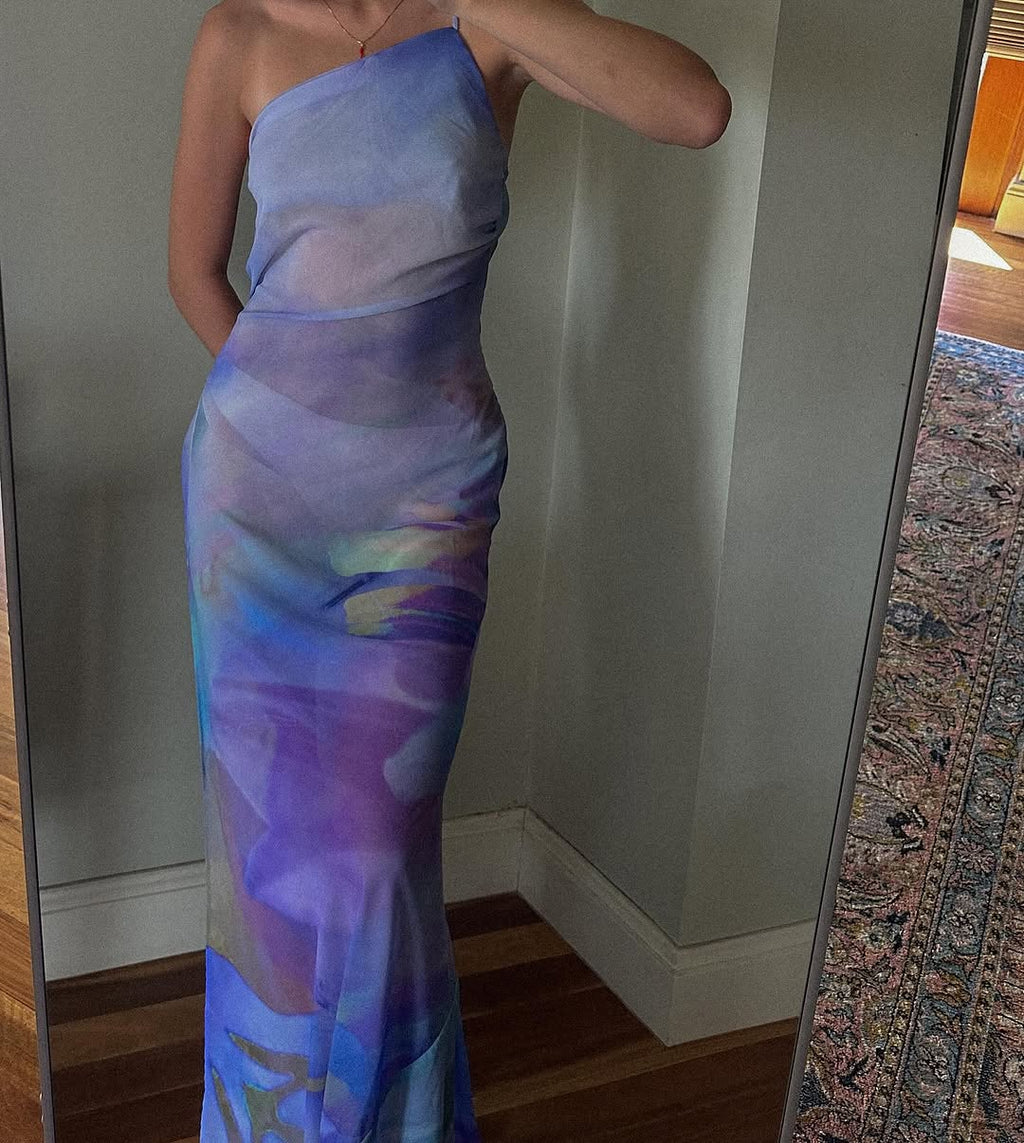 Flor Dress in purple