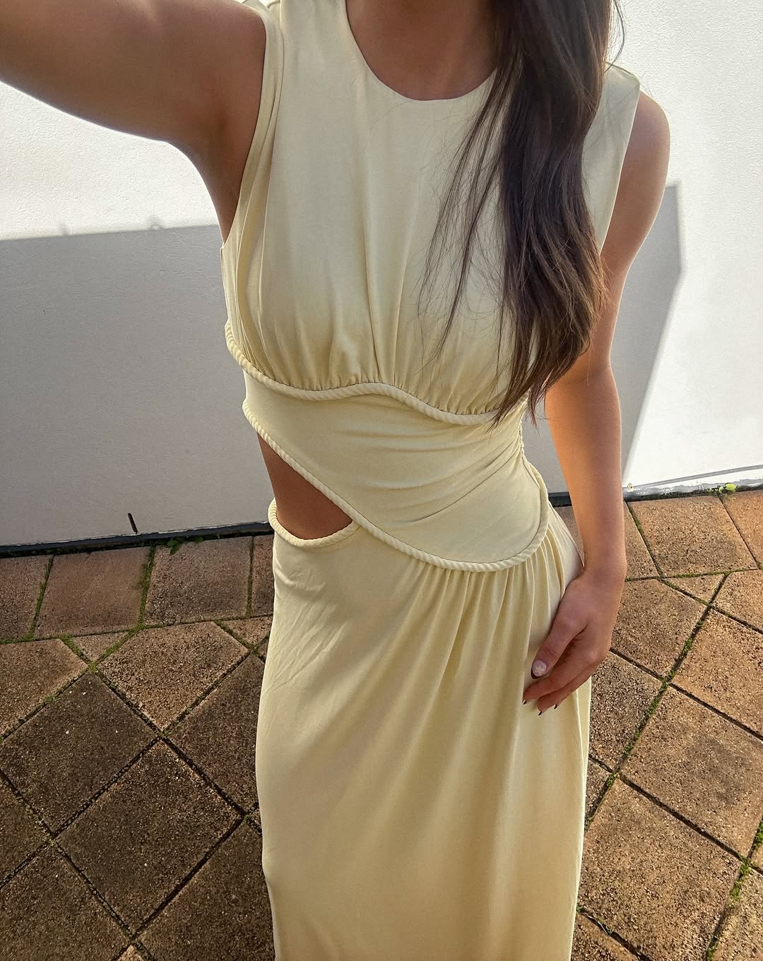 Sierra Dress In Butter Yellow