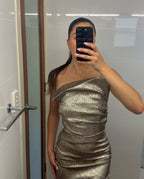 Tacoma Dress in Champagne
