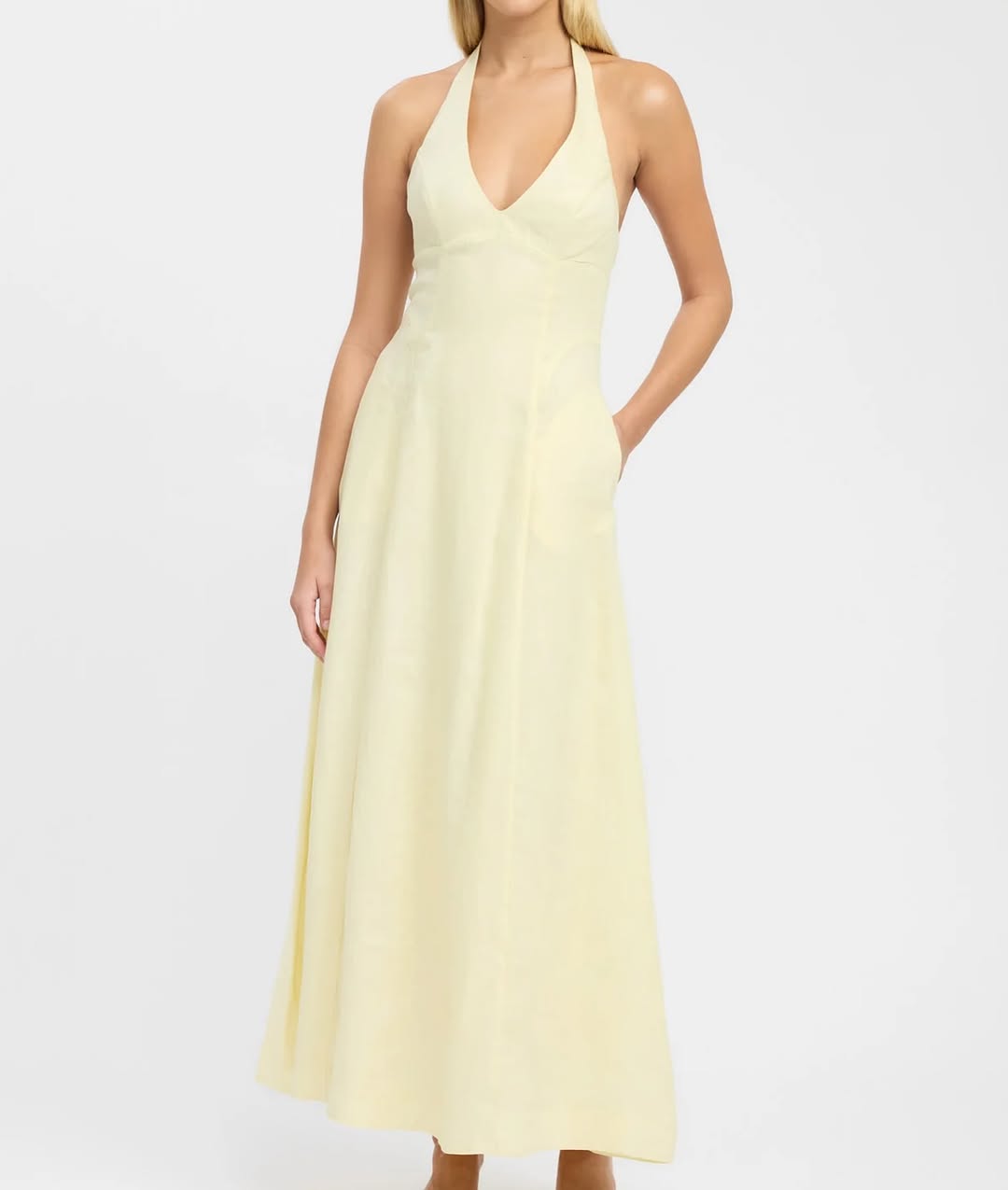 Tahiti Dress In Yellow