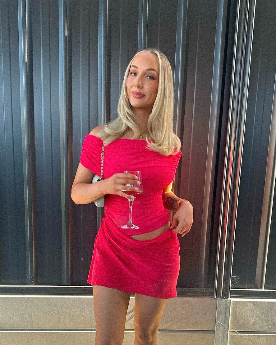 Nico Mini Dress In Red