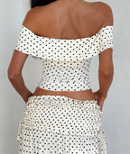 Denali set in Cream Polka