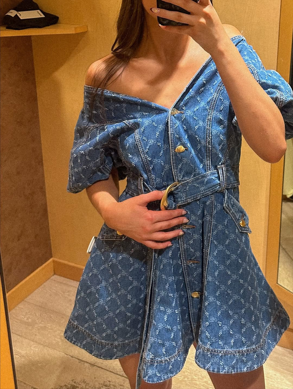 Denim Mini Dress