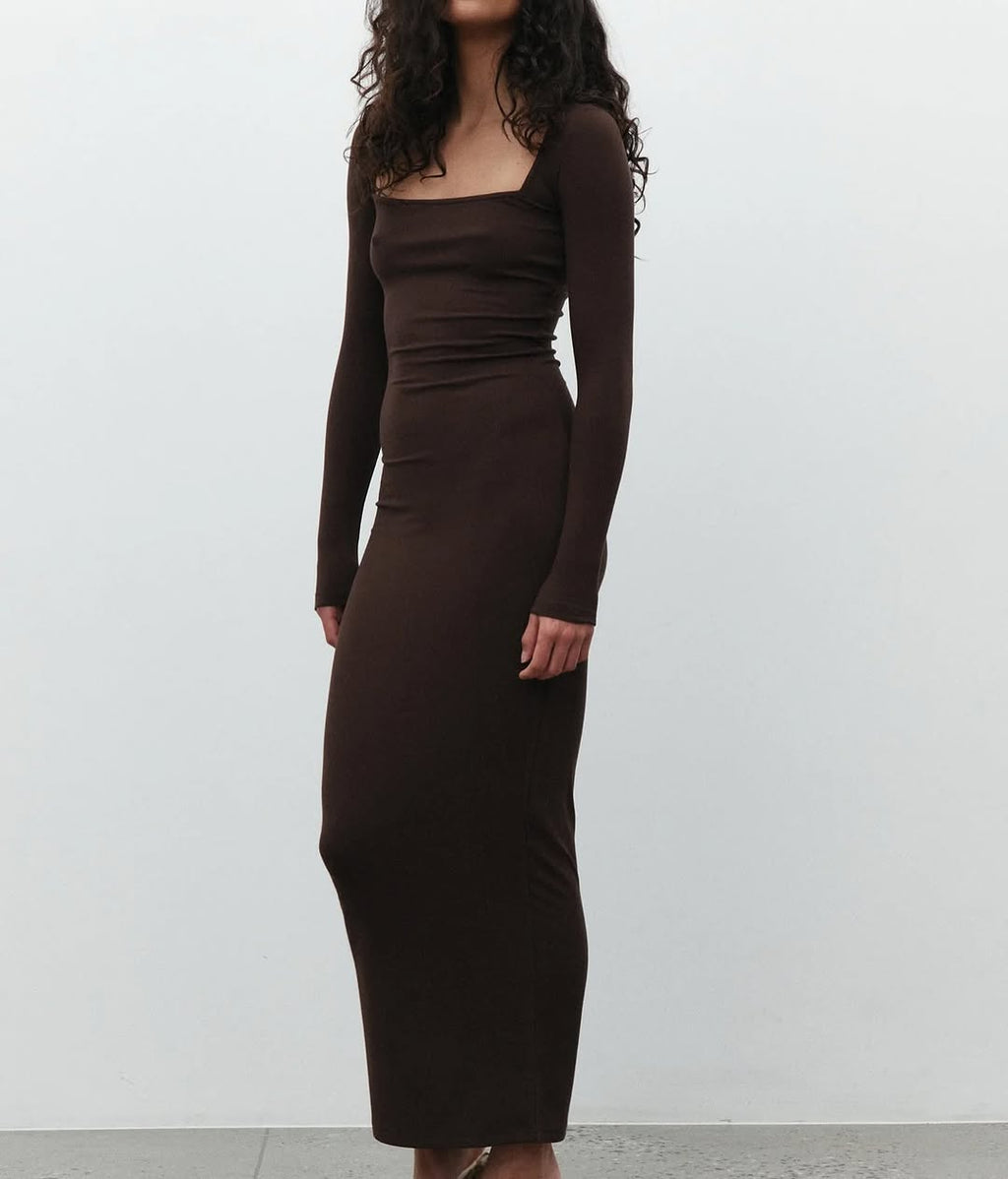 Nina Dress In Brown