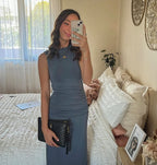 Alannah Dress in blue