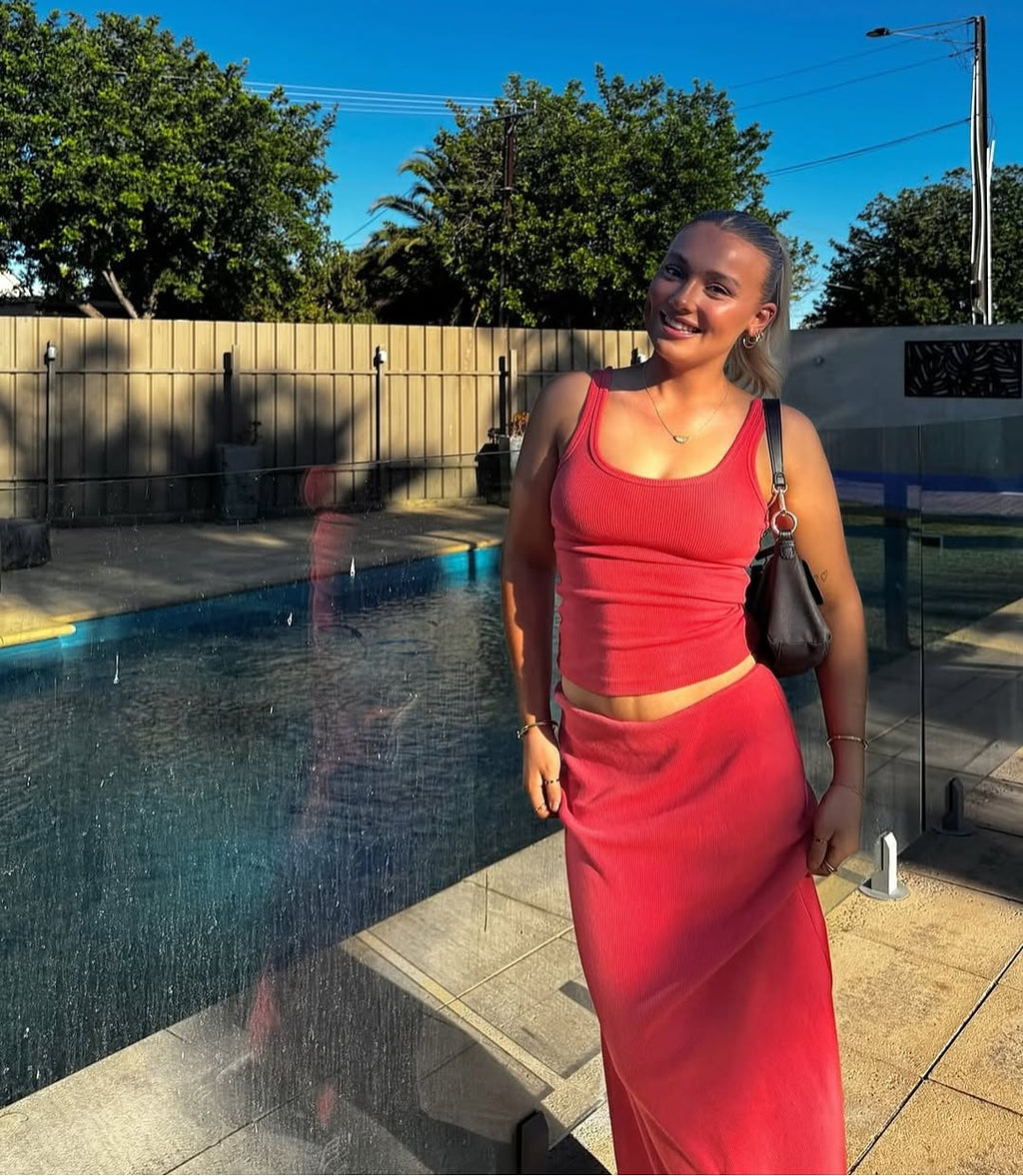 Singlet Set In Red
