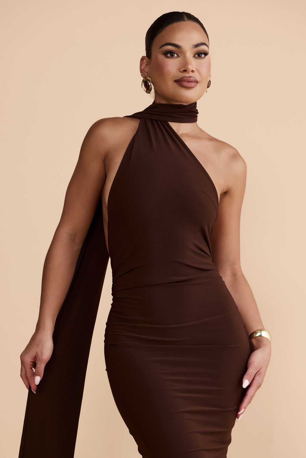 Constantina Dress In Brown