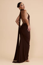 Constantina Dress In Brown